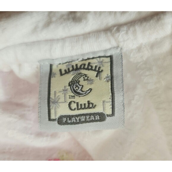 Baby Girl Clothes Lot - 2 Cotton Romper Jumpers & 1 Hooded Cardigan Playwear 12M - Picture 13 of 16